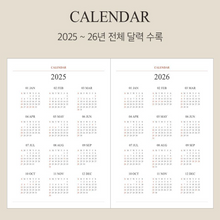 Load image into Gallery viewer, 2025 Official A5 Weekly Diary