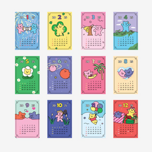 2025 Jelly Bear Card Calendar