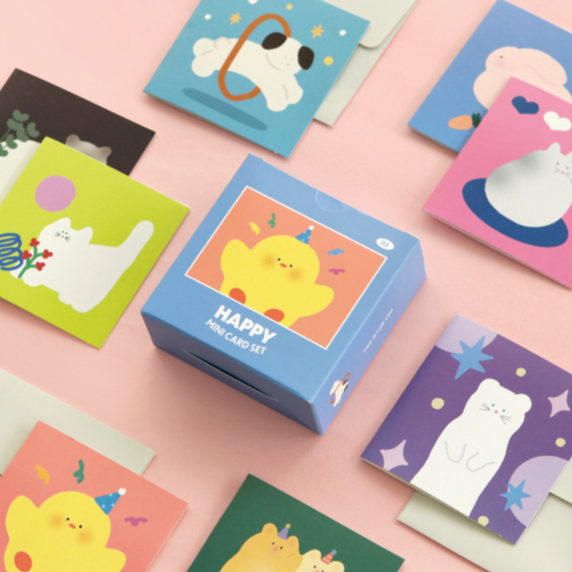 Happy Mini Card Set