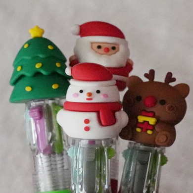 Christmas - 4 Colour Mini Ball Point Pen