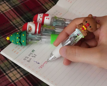 Load image into Gallery viewer, Christmas - 4 Colour Mini Ball Point Pen