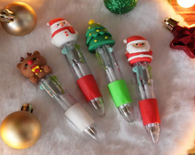 Load image into Gallery viewer, Christmas - 4 Colour Mini Ball Point Pen