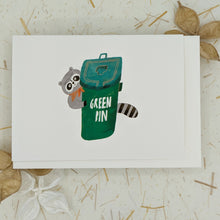 Load image into Gallery viewer, I Love You Raccoon - Greeting Card