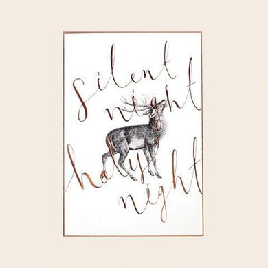 Bronze Deer - Greeting Card