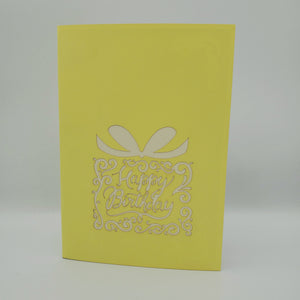 Happy Birthday Cat - Pop Up Card