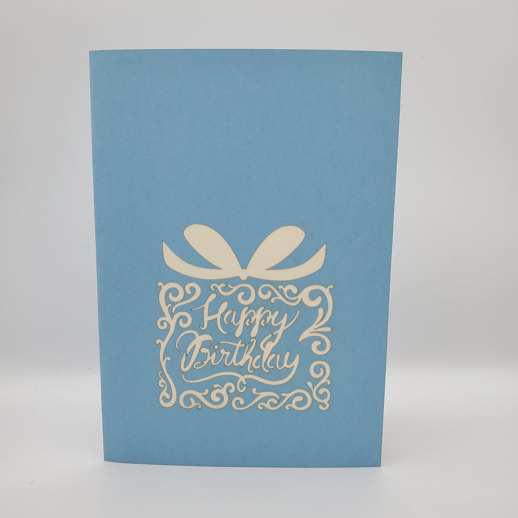 Happy Birthday Cat - Pop Up Card