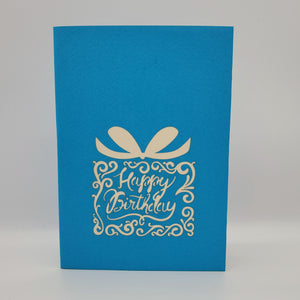 Happy Birthday Cat - Pop Up Card