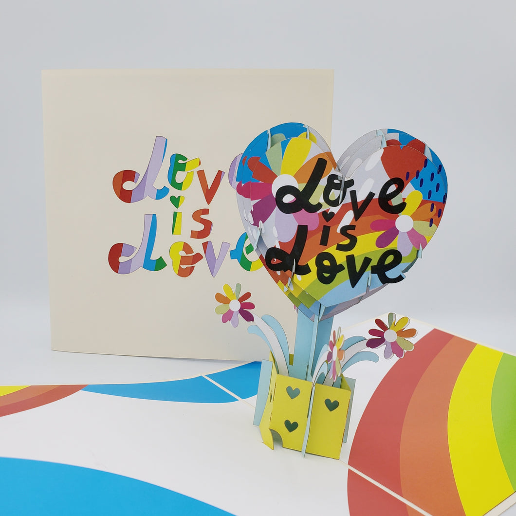 Love is Love - Pop Up Card