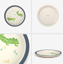 Load image into Gallery viewer, Bamboo Kids Dinner Set ver.2 - Crocodile