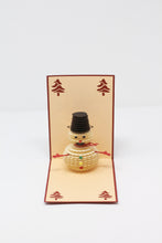 Load image into Gallery viewer, Colourful Buttons Snowman - Pop Up Card