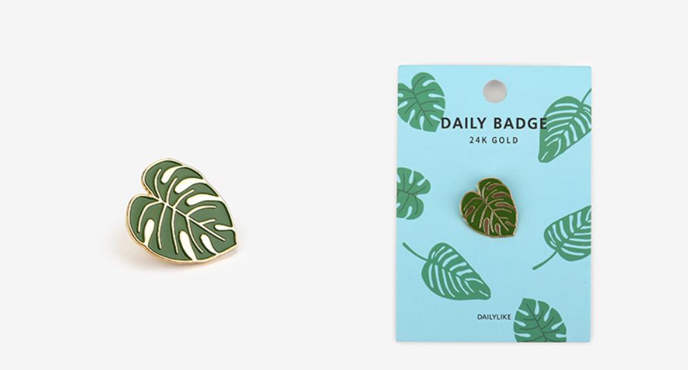 Enamel Pin - 05 Monstera