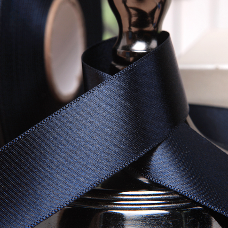 Satin Ribbon - Navy Blue (52)