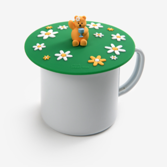 Jelly Bear - Silicone Mug Lid - Flower Mango