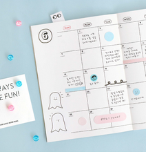 Load image into Gallery viewer, Doodle Monthly Iconic Planner (Undated)