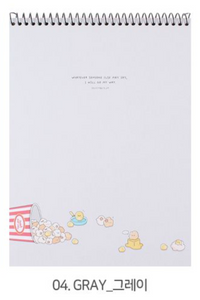 Mongal Mongal - Large "Flip" Notebook - Blank