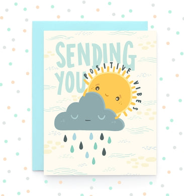 Positive Vibes - Greeting Card