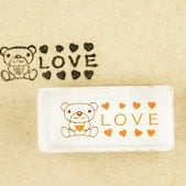 Load image into Gallery viewer, Love Bear Crystal Mini Stamp